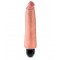 Реалистичный вибратор King Cock 8'' Vibr Stiffy, 21х6 см