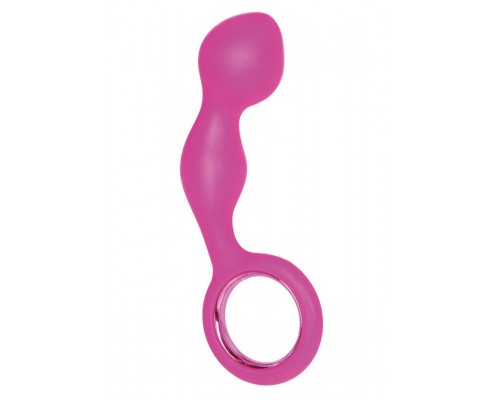 Массажер простаты Booty Exciter Pink, 10х3 см