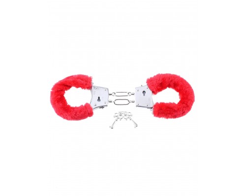 Наручники Fetish Fantasy Beginner's Furry Cuffs, красные