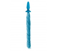 Анальная пробка с хвостиком Unicorn Tails Pastel, 8,4х3,2 см