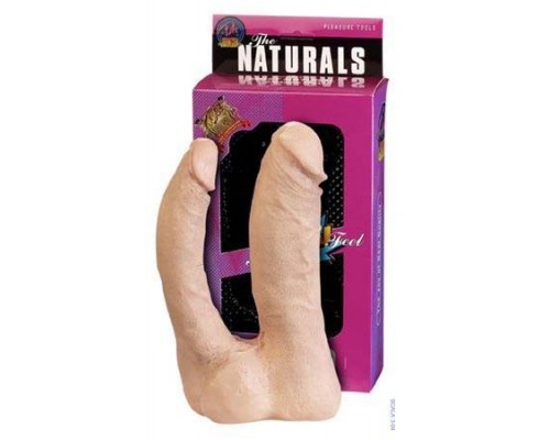 Фаллоимитатор "Natural Double Penetrator", 14Х3,5 см