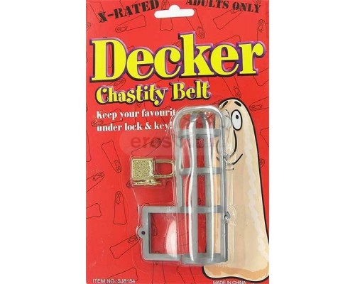 Мужской пояс верности "Decker Chastity Belt"