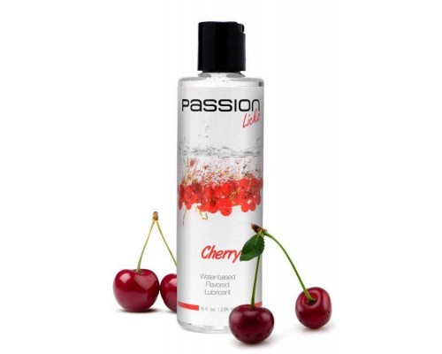 Лубрикант Passion Licks Cherry Water Based Flavored Lubricant - 8 oz