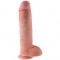 Фаллоимитатор King Cock 11" Cock with Balls, 22,2х6,4 см