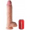 Фаллоимитатор King Cock Plus 10" Dual Density , 20,5х5,3 см