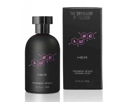 Духи с феромонами для женщин Lure Black Label For Her, 74 ml