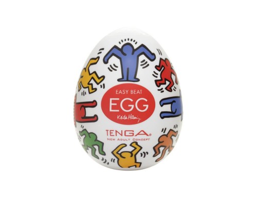 Мастурбатор-яичко Tenga Keith Haring Dance Egg Multi OS