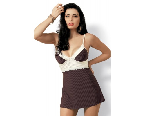 Сексуальный комплект Obsessive Choco chemise