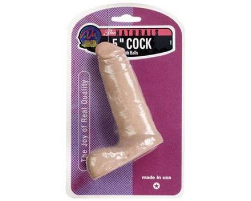 Фаллоимитатор Cock With Balls, 13 см