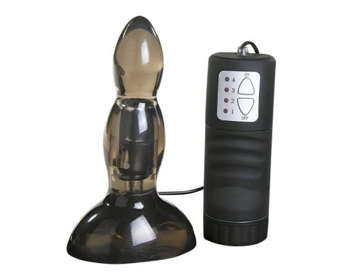 Анальная пробка с вибрацией Kinx Deep Sea Vibrating Butt Plug, 9,5х3 см.