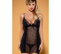 Комплект Obsessive Mokettina chemise