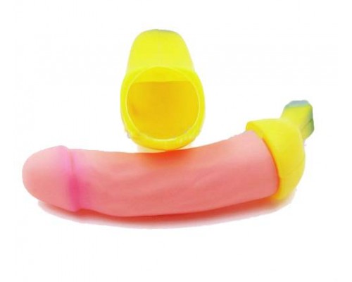 Брызгалка-банан Plastic Sexy Banana, 14 см