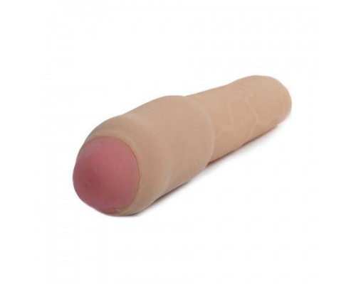 Насадка для увеличения члена CyberSkin 3" Xtra Thick Uncut Penis Extension, + 7,5 см