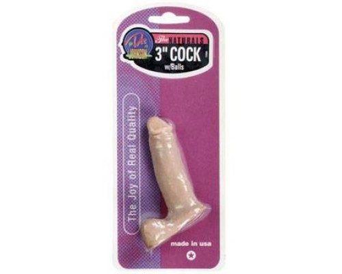 Фаллоимитатор Cock With Balls, 8 см