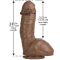 Фаллоимитатор с эякуляцией The Amazing Squirting Realistic Cock, 13,3х5,05 см