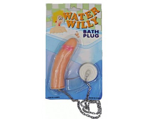 Пробка для ванной в виде пениса Novelty Water Willy Bath Plug