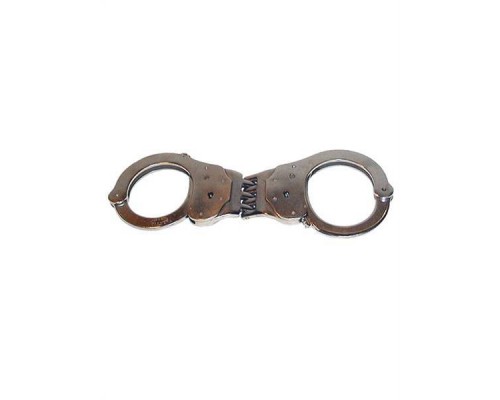 Цепкие наручники A95 Handcuffs Hinged Chrome от Mister B