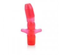 Анальный вибратор Vibrating Anal T Pink, 8х3 см