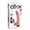 Фаллоимитатор с эякуляцией King Cock Squirting 9", 18,4х5 см