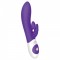 Вибратор The Rabbit Company Kissing Rabbit Purple 10х3,5 см.