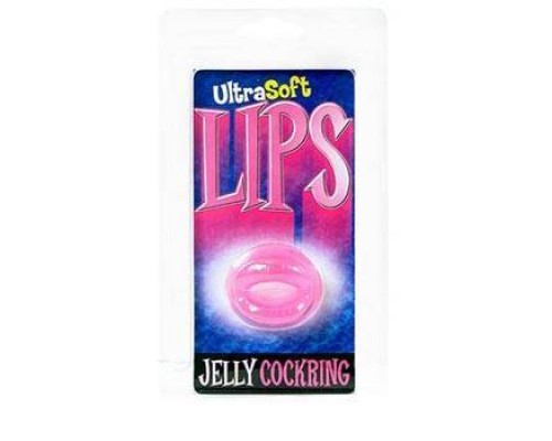 Эрекционное кольцо Lips Ultra Soft Jelly Cockring