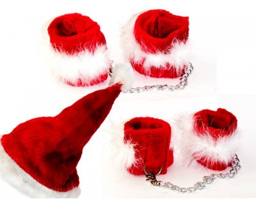 Секси набор Fetish Fantasy Xmas Plush Cuff Set