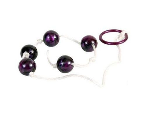 Анальные шарики Pearlessence Purple Anal Love Beads