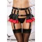 Эротичный пояс с подвязками Lolitta Amaze Me garter belt, S/M