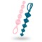 Satisfyer Beads Silicone - анальные шарики, 20.5х3.4 см (разноцветный)