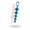 Satisfyer Beads Silicone - анальные шарики, 20.5х3.4 см (разноцветный)