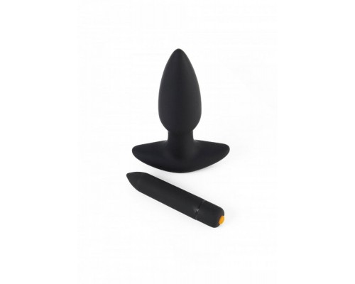 Pornhub Vibrating Butt Plug - анальная пробка с вибрацией, 14,5х3,5 см