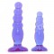 Набор анальных пробок Anal Delight Trainer Kit, 2 шт (прозрачный)