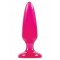 Анальная пробка Pleasure Plug Small, 10х3,5 см (розовый)