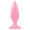 Ns Novelties Pleasure Plug Medium - крупная пробка светящаяся в темноте, 12,7х5,3 см (розовая)