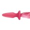 Ns Novelties Unicorn Tails Pastel Анальная пробка с хвостиком (розовый), 8,4х3,2 см