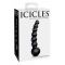 Анальная пробка Icicles No 66 Black, 12х3,5 см (прозрачный)