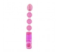 Анальный вибратор Anal Beads, 13,5х3 см (розовый)