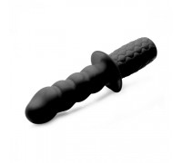 The Handler 10x Silicone Vibrating Thruster - анальный вибратор с рукоятью, 19х3.5 см.