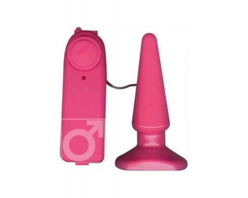 Анальный вибратор Funky Buttplug, 8,5Х3 см (розовый)