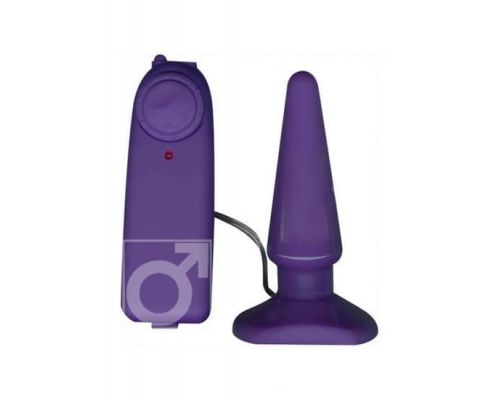 Анальный вибратор Funky Buttplug, 8,5Х3 см (фиолетовый)
