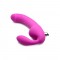 Royal Rider Vibrating Silicone Strapless Strap On Dildo - страпон, 21.5х3.8 см.