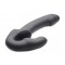 Evoke Rechargeable Vibrating Silicone Strapless Strap On - страпон 24.7х4 см. (черный)