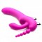 Regal Rider Vibrating Silicone Strapless Strap On Triple G Dildo - страпон, 22.9х3.8 см.