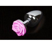 Пикантные Штучки Rose Small - маленькая анальная пробка, 6х3 см (розовый)