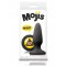 NS Novelties Mojis Plug #SHT Medium - средняя анальная пробка, 8х3,7 см (черный)