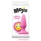 NS Novelties Mojis Plug #OMG Medium - средняя анальная пробка, 8х3,7 см (розовый)