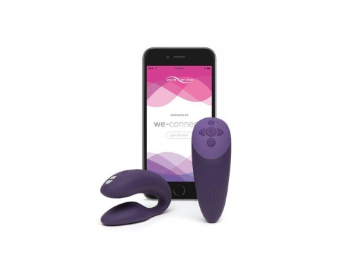 We-Vibe Chorus - сенсорный вибратор для пар с дистанционным управлением, 7,9х3,3 см (фиолетовый)