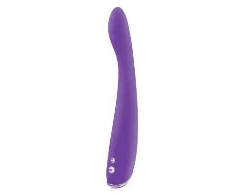 Вибратор для точки G Silicone G-luxe, 17,8х4 см (пурпурный)