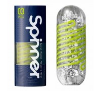 Tenga Spinner Masturbator Shell - спиральный мастурбатор,13х4.5 см (прозрачный)