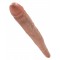 Двухсторонний фаллоимитатор King Cock 16 Tapered Double Dildo, 40,6х4,3 см (коричневый)